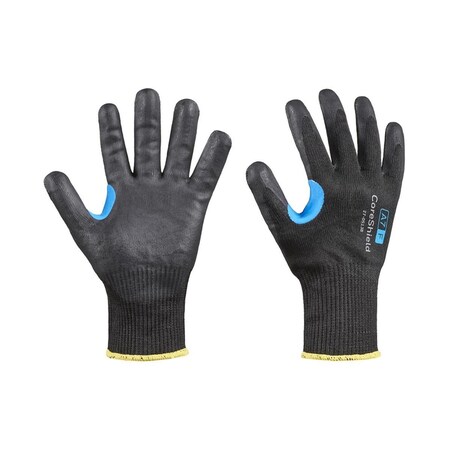 Honeywell 582-27-0513B-8M 13 Gauge A7-F Micro-Foam Coreshield Glove; Black; Medium - Size 8 582-27-0513B/8M